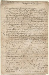 Autograph letter from Sauveur Marin to Francesco Venturini