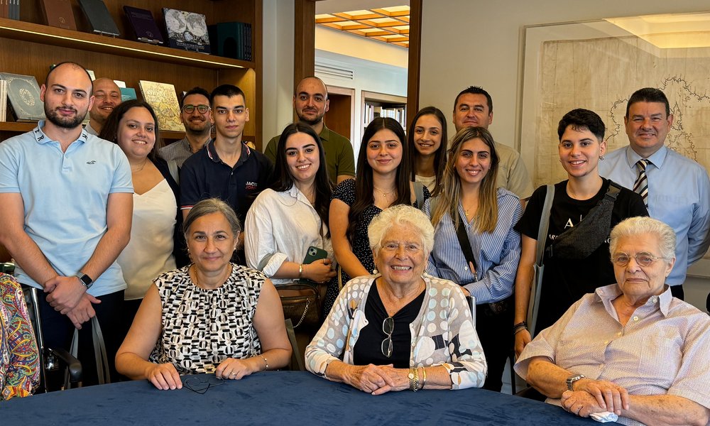 From the left: Julia Chatzipanagioti-Sangmeister, Leonora Navari and Sylvia Ioannou