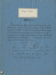 Two documents from the archives of the Alinge (=Allinge) family of Vaud in Switzerland.