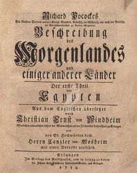 Beschreibung des Morgenlandes und einiger anderer Länder ...