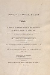 Journey Over Land To India ...