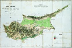 Carte Agricole De L’Ile De Chypre