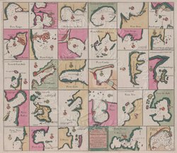 Haaven-Kaart van Eenige Voornaamste Haavens Leggende in de Middel-Landsche Zee en Archipelago