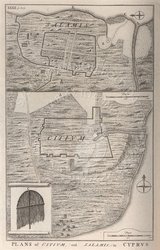 Plans of Citium, and Salamis, in Cyprus