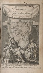 [Untitled map of Cyprus set within the engraved title-page]