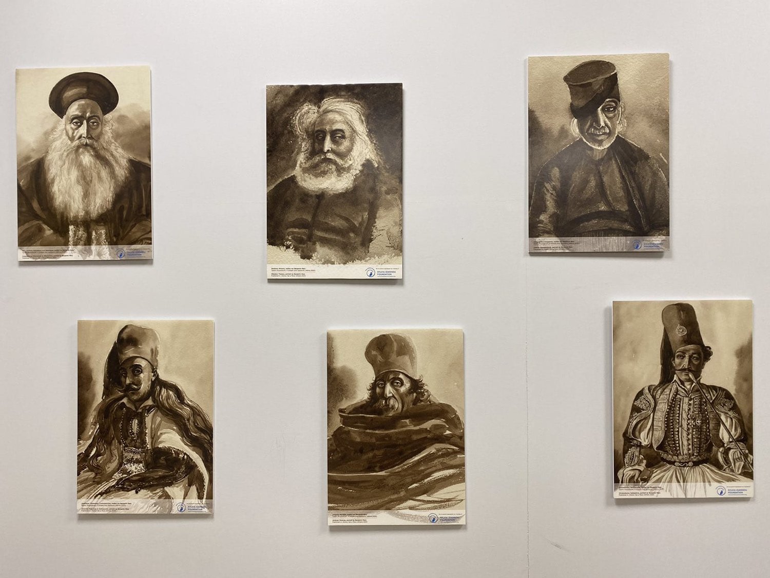 Έκθεση πορτραίτων του Benjamin Mary στους χώρους της Πρεσβείας της Ελλάδος στο Λονδίνο  (Μάικ Μητακίδης, www.ertnews.gr)